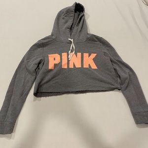 Women’s PINK crop hoodie